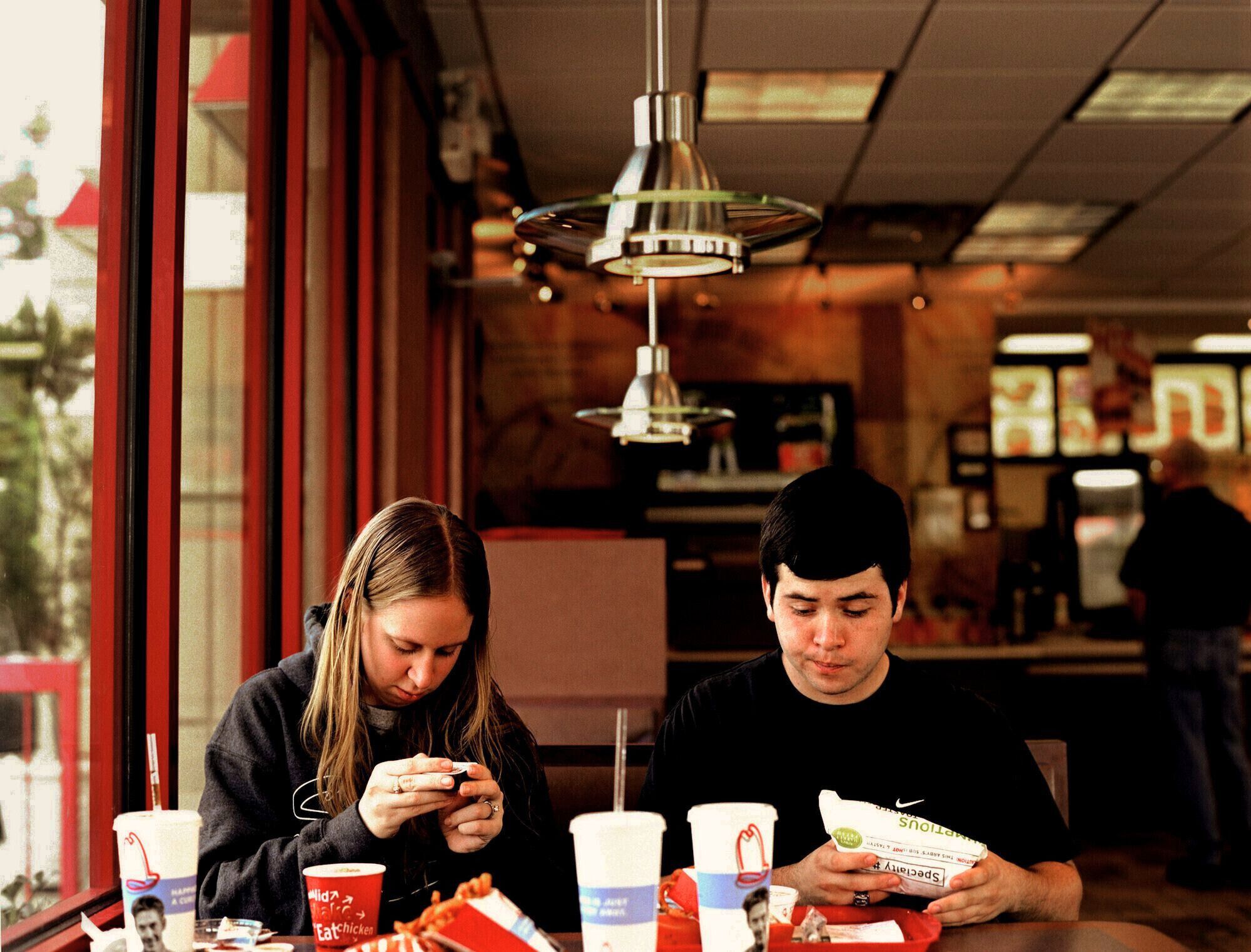 At Arby's, West Point, Georgia