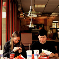 At Arby's, West Point, Georgia